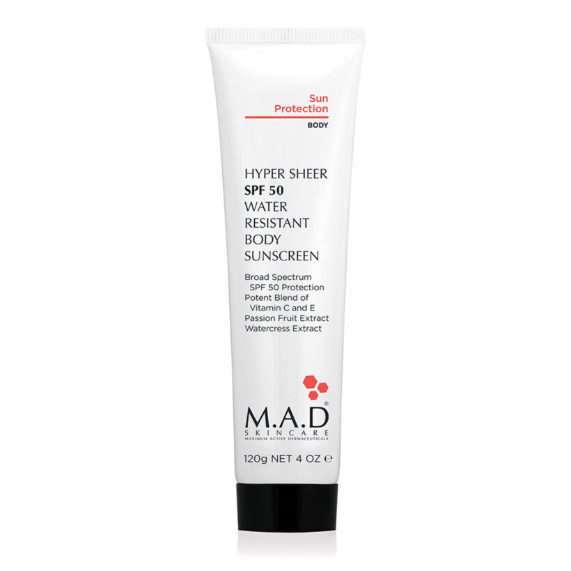 Hyper Sheer Spf 50 Water Resistant Body Sunscreen