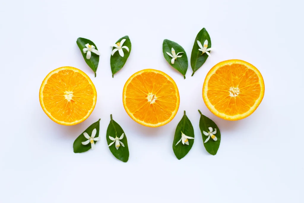 symbolizing vitamin C and natural brightening