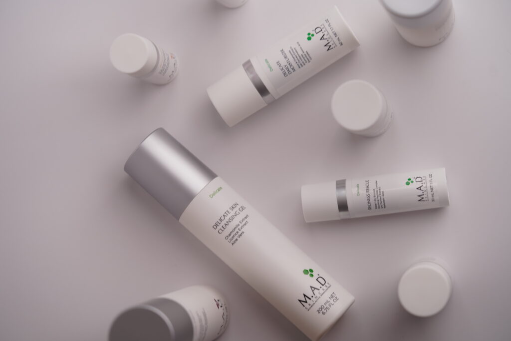 M.A.D Skincare Delicate Skin Concern collection
